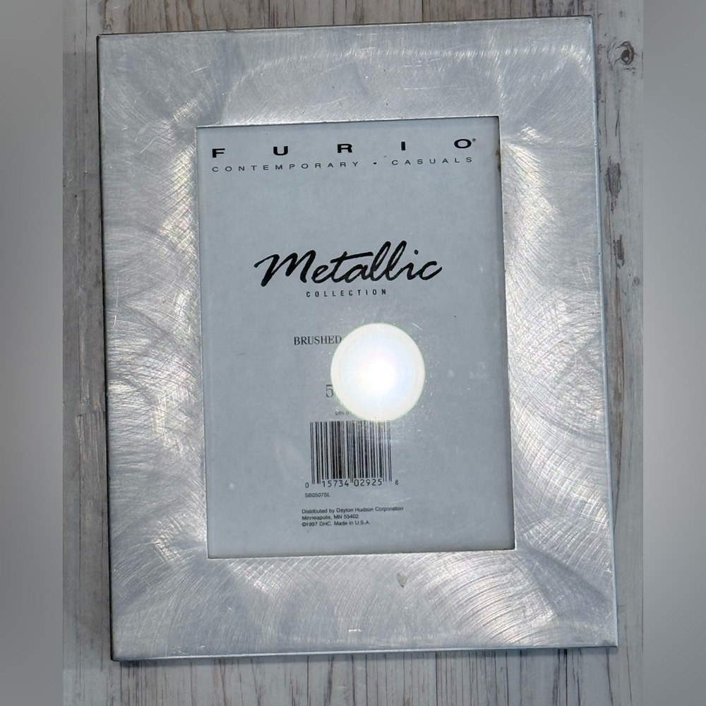 Furio Metallic Silver Wall Art Frame